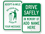 Adopt a Highway Signs