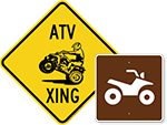 ATV Road Signs