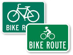 Bike Route Signs
