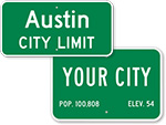 Custom City Signs