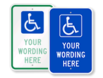 Custom ADA Handicap Signs