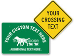 Custom Crossing Signs