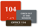 TactileTouch™ Braille Signs