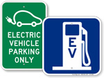 Electric Vehicle Parking Signs