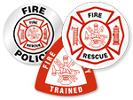 Fire Helmet Decals