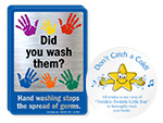 School Hand Washing Signs