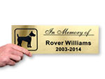 Pet Memorial Plaques