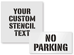 Parking Lot Stencils