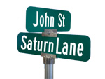 Personalized Street Signs