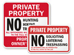 No Trespassing Signs