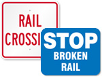 Railroad Safety Signs