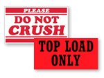 Top Load Only Labels