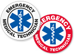 Helmet Labels for EMS Worker