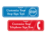 Custom Visitor Select a Color™ Engraved Sign