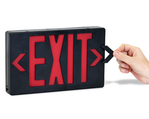 Led Battery Exit Signs