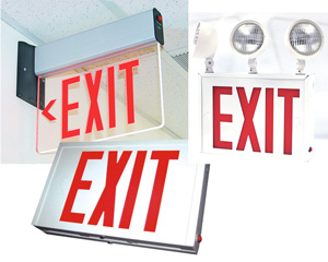 Steel Led Exit Sign