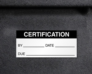 Certification Notice