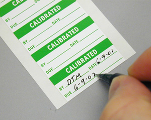 Custom Calibration Label