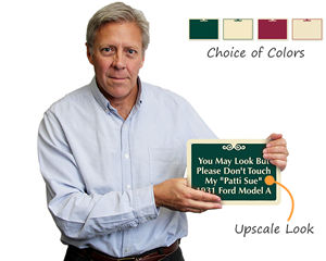 Mini decorative signature sign