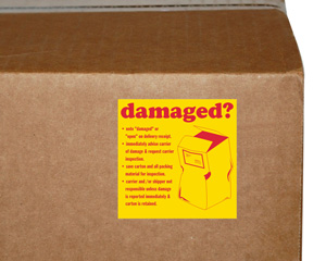 Damaged Shipping Labels