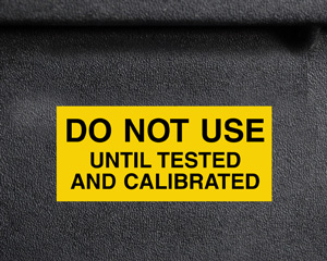 Do Not Use Inspection Label