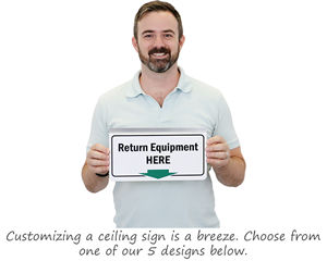 Custom Drop Ceiling Signs