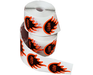 Hot and Cold Shipping Labels