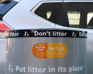 Non Recyclable Waste Vinyl Sticker