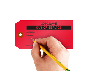 Out Of Service Label
