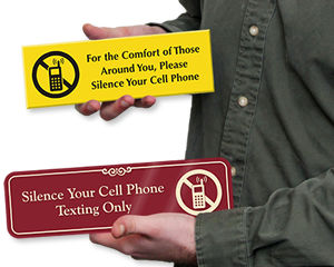 Silence Your Cell Phone Signs