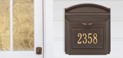 Classic Mailbox Address Plaque Kit