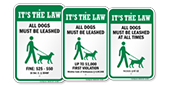 Dog Leash Signs By State