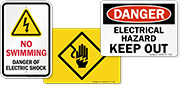 Electrical Hazard Signs