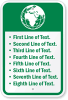 Custom Go Green Sign