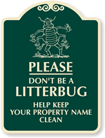 Custom Litter SignatureSign