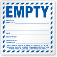 Custom Drum Is Empty Label