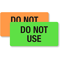 Do Not Use Fluorescent Label