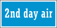 Second 2nd Day Air Label