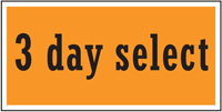 Three 3 Day Select Label