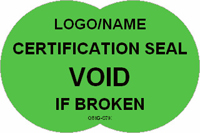 Certification Seal   Void if Broken Label