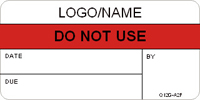 Do Not Use Label [add name/logo]
