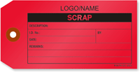 Custom Scrap Tag [add your name or logo]