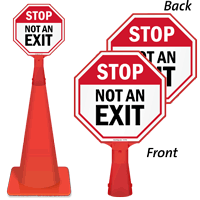 Stop: Not an Exit Sign