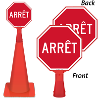 Arret French Stop Sign