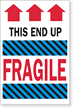 Fragile This End Up Label