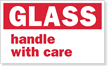 Glass Handle Care Label