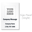 Add Company Message BigBoss Portable Custom Sidewalk Sign