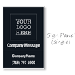 Add Company Message BigBoss Portable Custom Sidewalk Sign