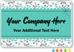 Add Custom Company Name Vehicle Magnetic Sign