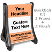 Add Headline Text BigBoss Portable Custom Sidewalk Sign